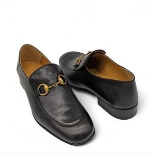 Gucci Womens Platform Jordaan Loafers Size 7.5 Us (37.5 Gucci) New With Box